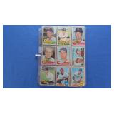 Booklet of 45 Mixed Vintage Baseball cards G-EX