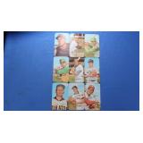 lot of 9 1971 Super Cards, EX-NM inc. Staub,