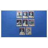 Lot of 8 1973 All-Time leader cards EX-NM inc.