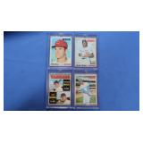 Lot of 4 1970 Vint. topps Baseball stars, VG-NM+