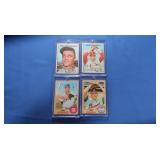 Lot of 4 vintage stars, EX-NM inc. 67 Maris &