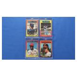 Lof of 4 high level 1975 stars NM-Mint inc.