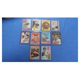 10 Bill Mazeroski cards, EX-Mint, inc. Topps