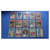 15 1972 VIntage Stars, EX-Mint inc. Cruz, Rudy,