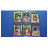 Lot of 6 High Level 1975 stars NM-Mint inc.