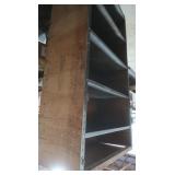 Wood&Metal Shelf Unit 36.5x18.5x70"H