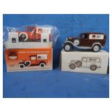 Diecast Vehicle Coin Banks-NIB