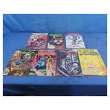 8 Vintage Comics, Laser Eraser,Razor,Thundercatl