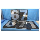 17" Gas Sign Numbers