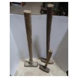 2 Sledge Hammers&Swage Hammer