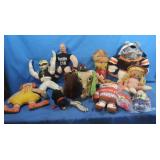 Collection of Stuffed Animals,Dolls&more