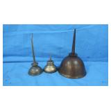 Vintage Oil Pump Cans Several Sizes