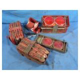 Vintage Roadside Emergency Reflector Kits&more