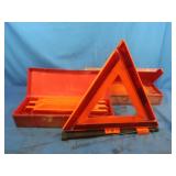 2 Sets Miro-Flare Emergency Warnings Triangles