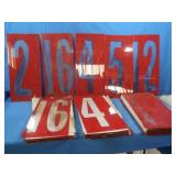 19..5" Long Gas Sign Numbers