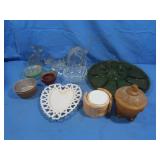 Vintage Jeannette Glass Candy,Indiana Vintage