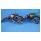 Vintage Gas Pump Handles,one marked Amoco