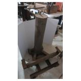 Vintage Pneumatic Bumper Jack,Wheeled,Approx 36"H