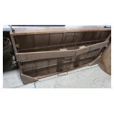 Wood Framed,Metal Grid Unit 53.5x28"