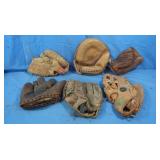 Vintage Baseball Gloves