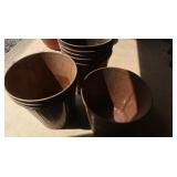 9 Metal Trash Cans