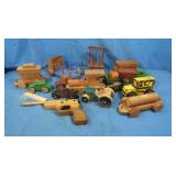 Hand Made Wooden Trains,Cars