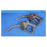 Vintage Gas Pump Handles,one marked Amoco