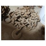 2.5" Link Hvy Chain w/4" Hook&Ring