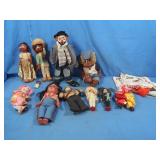 Variety of Ethnic dolls,Clowns&more