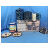 Stoneware Lantern Set,Ceramic Pitcher,Antler