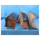 3 Vintage Tractor Battery Box Trays