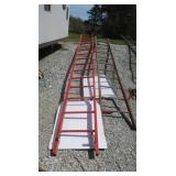 2 Wooden Ladders,Approx. 16'&14'