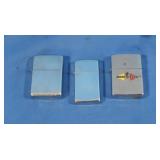 3 Zippo Lighters