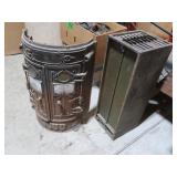 Vintage Cast Iron Ruud Heater Front,Vintage Index
