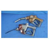 Vintage Gas Pump Handles,one marked Amoco