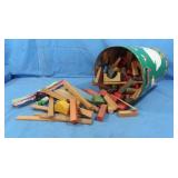 Wooden Blocks-Pipe Cleaners,Asst Toys