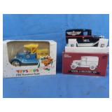 Diecast Vehicle Coin Banks-NIB