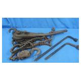 Vintage Chain Lever Hoist&more