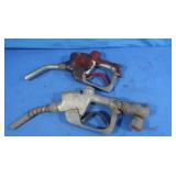 Vintage Gas Pump Handles,one marked Husky
