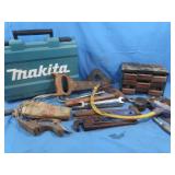 Variety of Hand tools,Empty tool Case&more