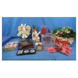 Asst Small Picture Frames,Hurricane w/Candle