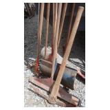 Workshop Broom,Squeegies,Pick,Sledge Hammer&more