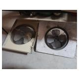 2 Wall Vent Fans