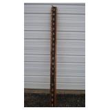 Wood/Metal Wall Hanger w/Hooks