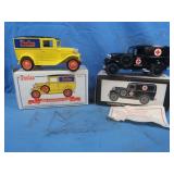 Diecast Vehicle Coin Banks-NIB