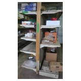 Metal Shelving Unit with Pegboards 144x20x72"