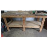 Wooden Table 72x30x33.5"