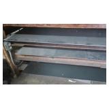 3 Shelves of Sheet Metal Pieces 96x36"