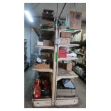 Metal Shelving Unit with Pegboards 144x20x72"