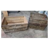Metal Bound Wood Crate 16x12x12",& Rio Negro Wood